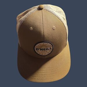 O'Neill Brown and Cream Trucker Hat